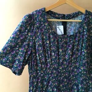 Vintage floral prairie dress